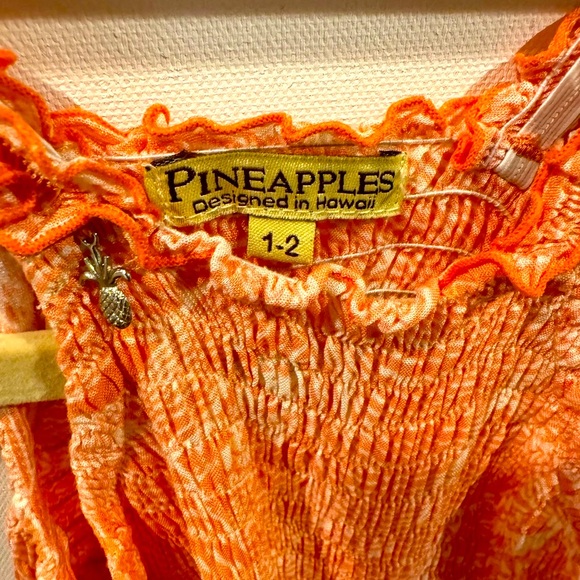 Hawaiian Coral girls dress 1-2yr - Picture 3 of 5